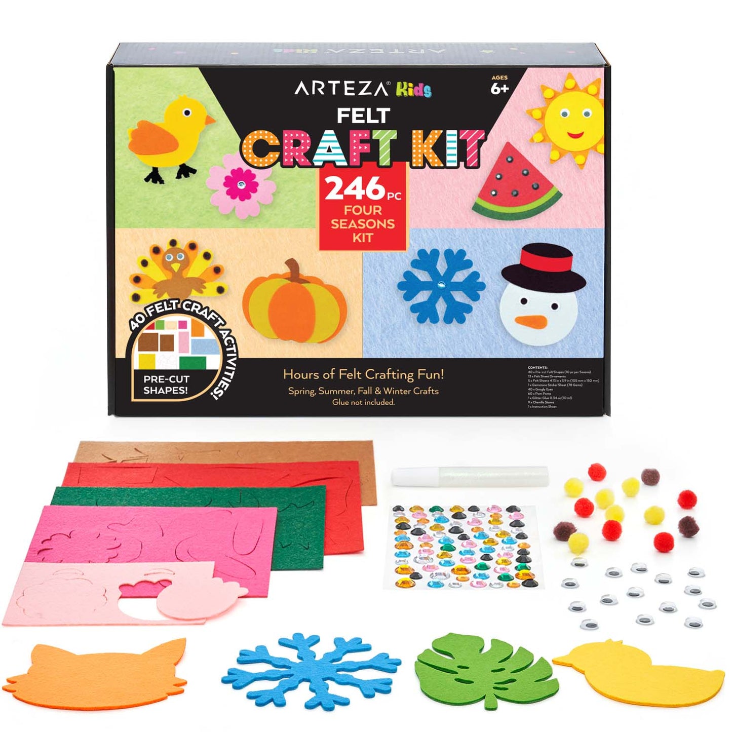 Kids Felt Craft Kit Four Seasons