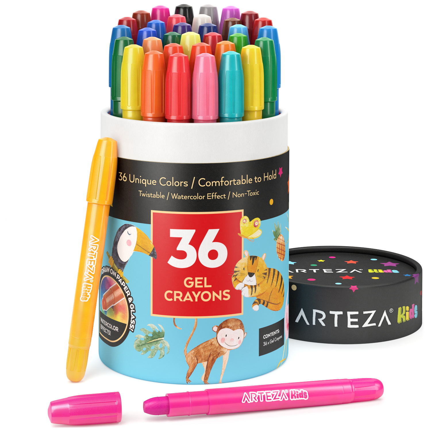 36 Count Kids Twistable Gel Crayons