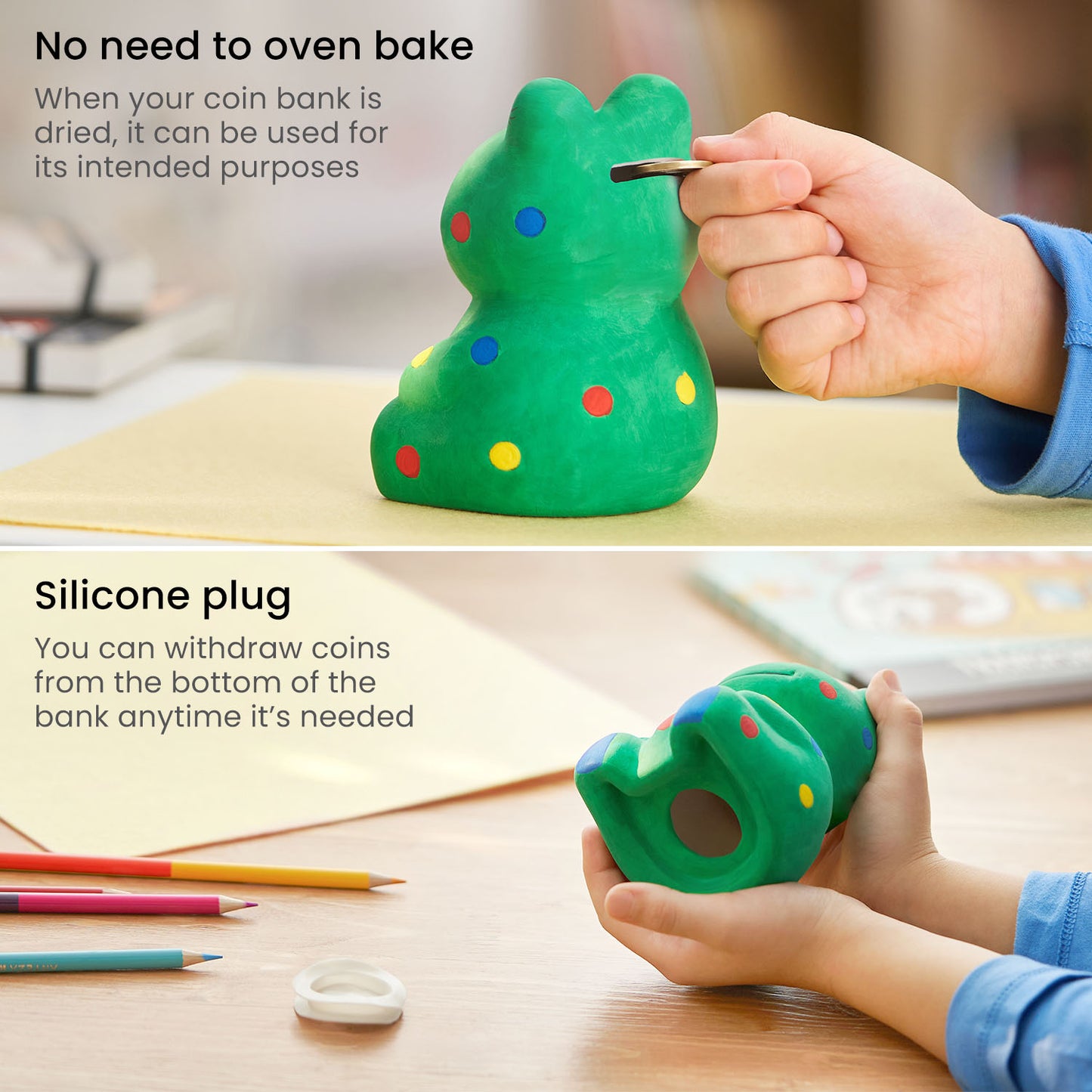Kids Paint Your Own Ceramics, Frog Bank