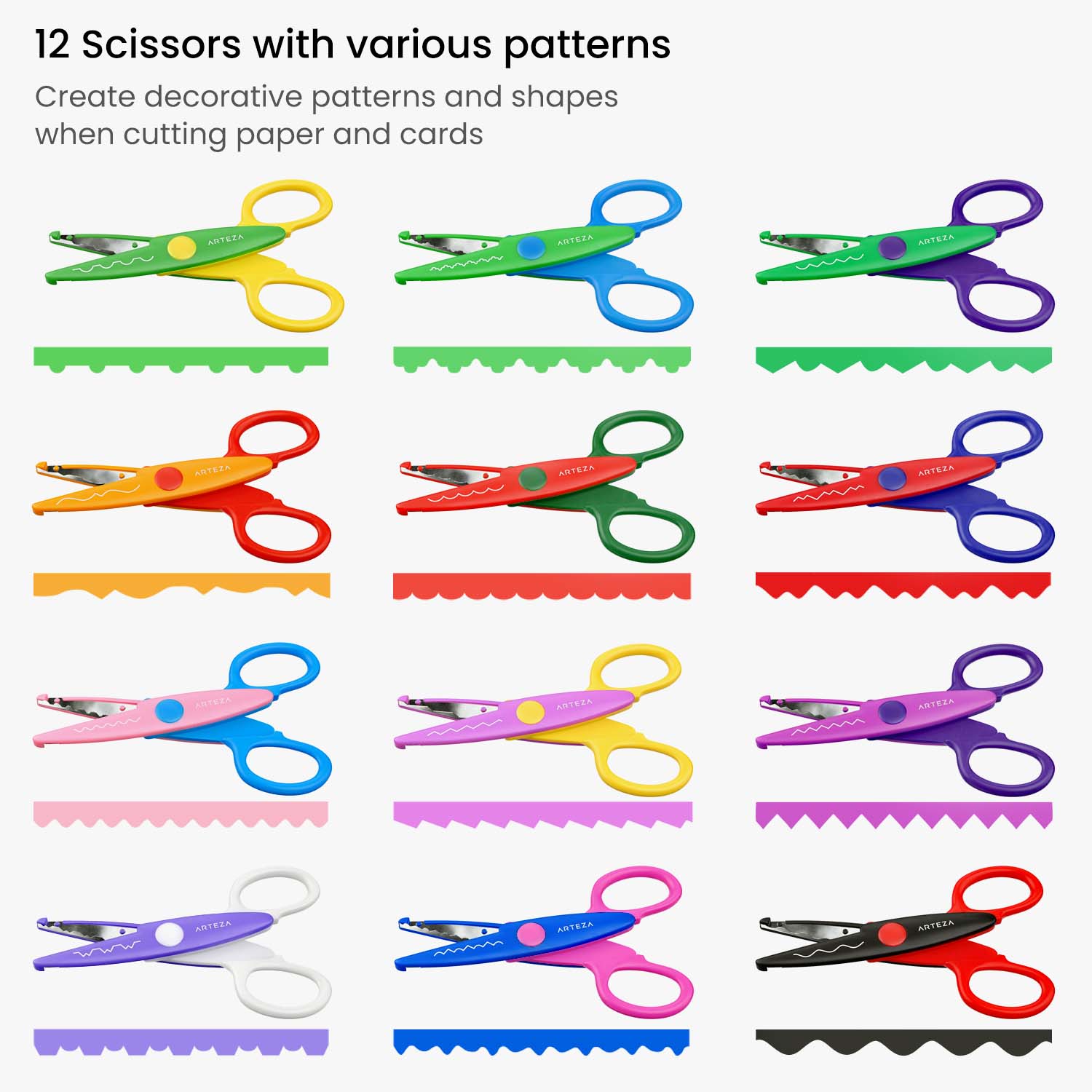 SES Creative Scissors - 5 pcs- Zig Zag » New Styles Every Day