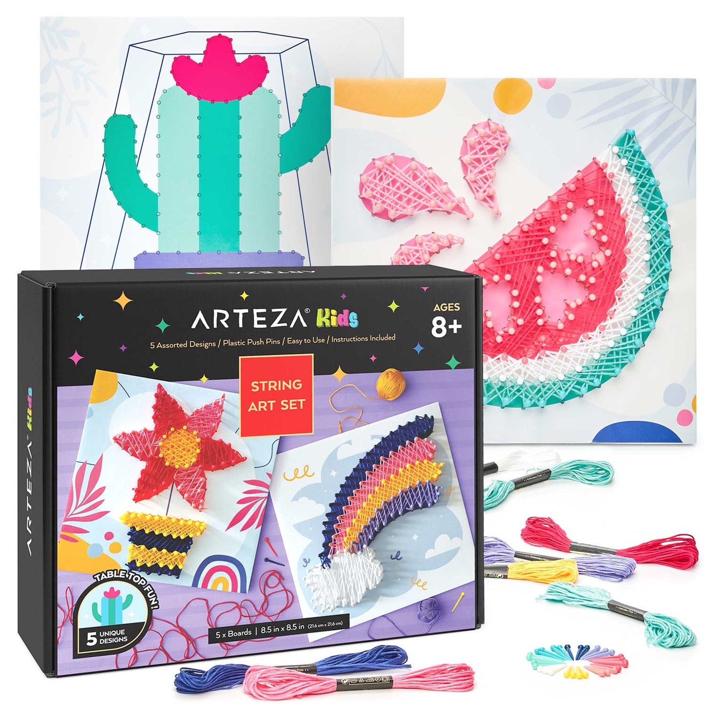 Arteza Kids Mixed Designs String Art