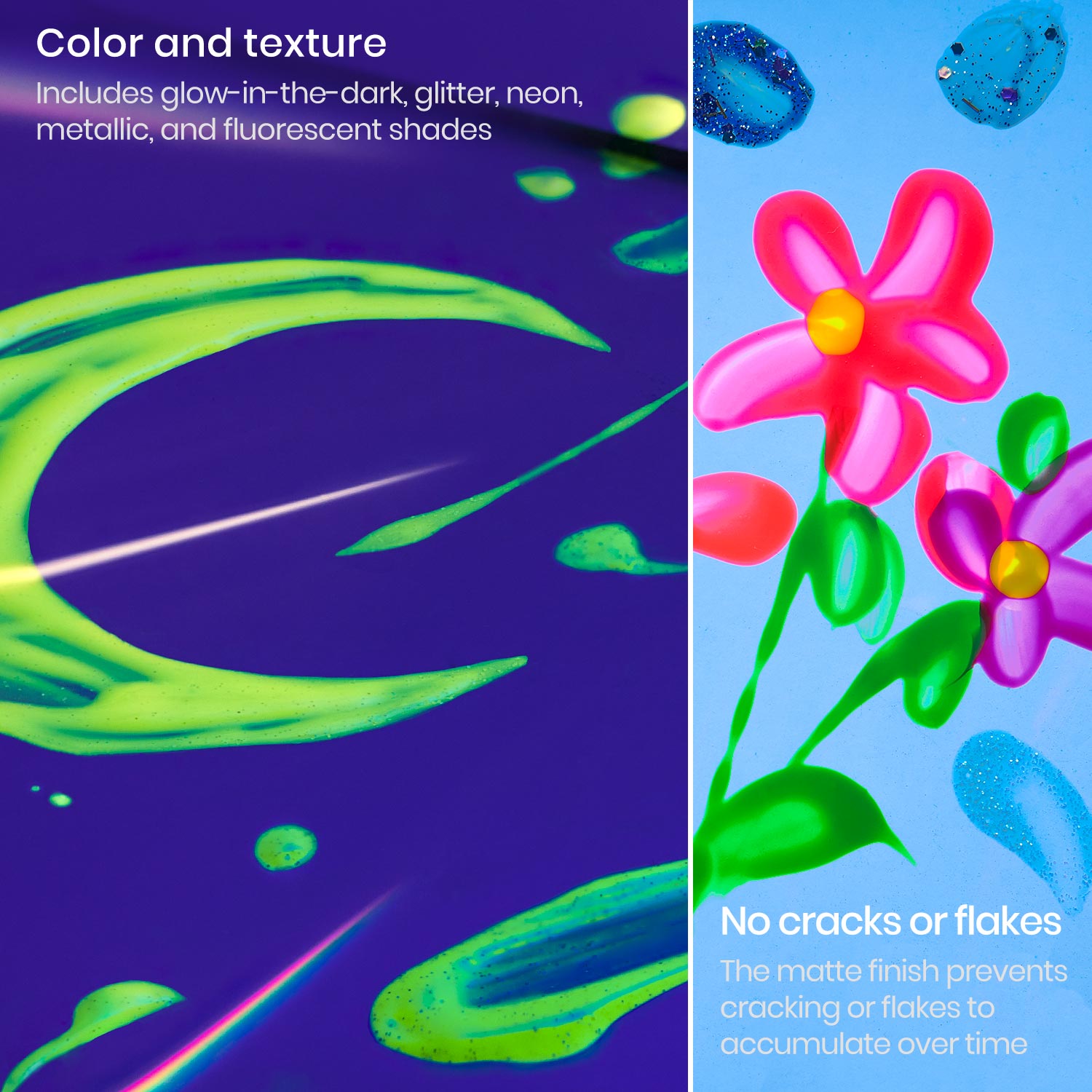 Washable Tempera Paint for Kids,30 Colors (2 oz Each) Liquid Poster Pa –  HissiCo Art