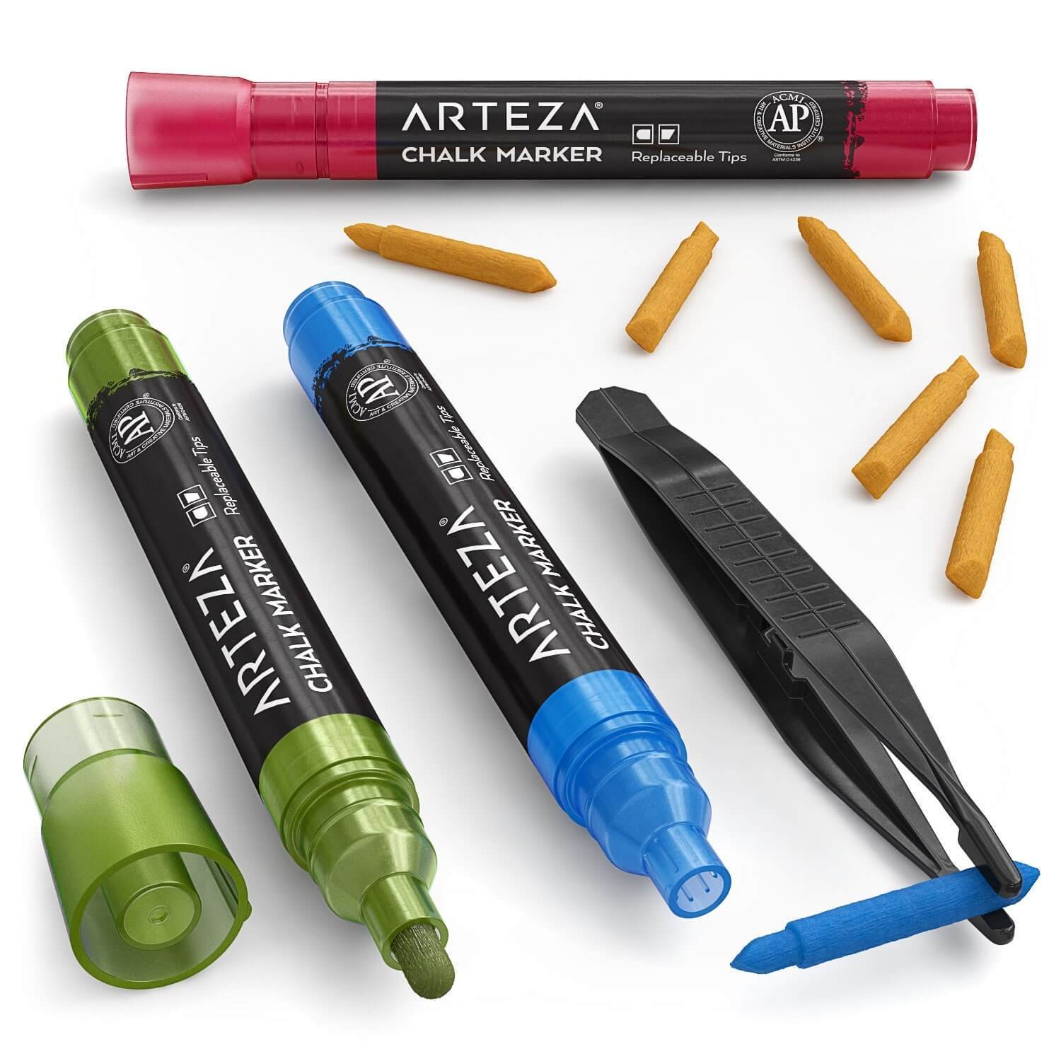 Top Chalk Erasable Chalk Markers - Reusable Markers for Easy Labeling 