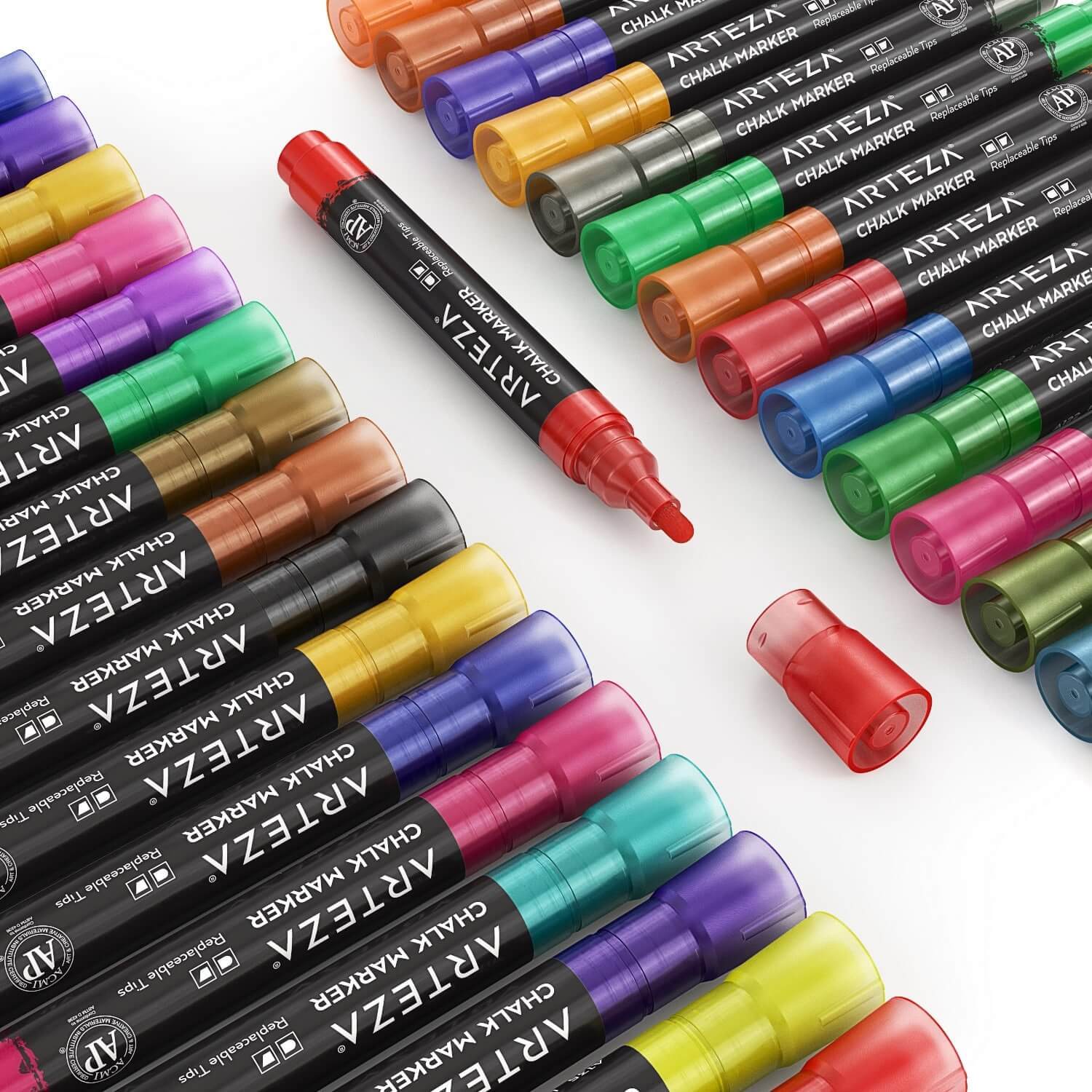 The Best Crafts - Chalk Marker, 8 Metallic Colors Bold Chalk Pens