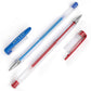 Red and Blue Metallic Gel Ink Pens