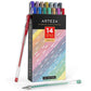 Arteza Metallic Gel Ink Pens Pack 14