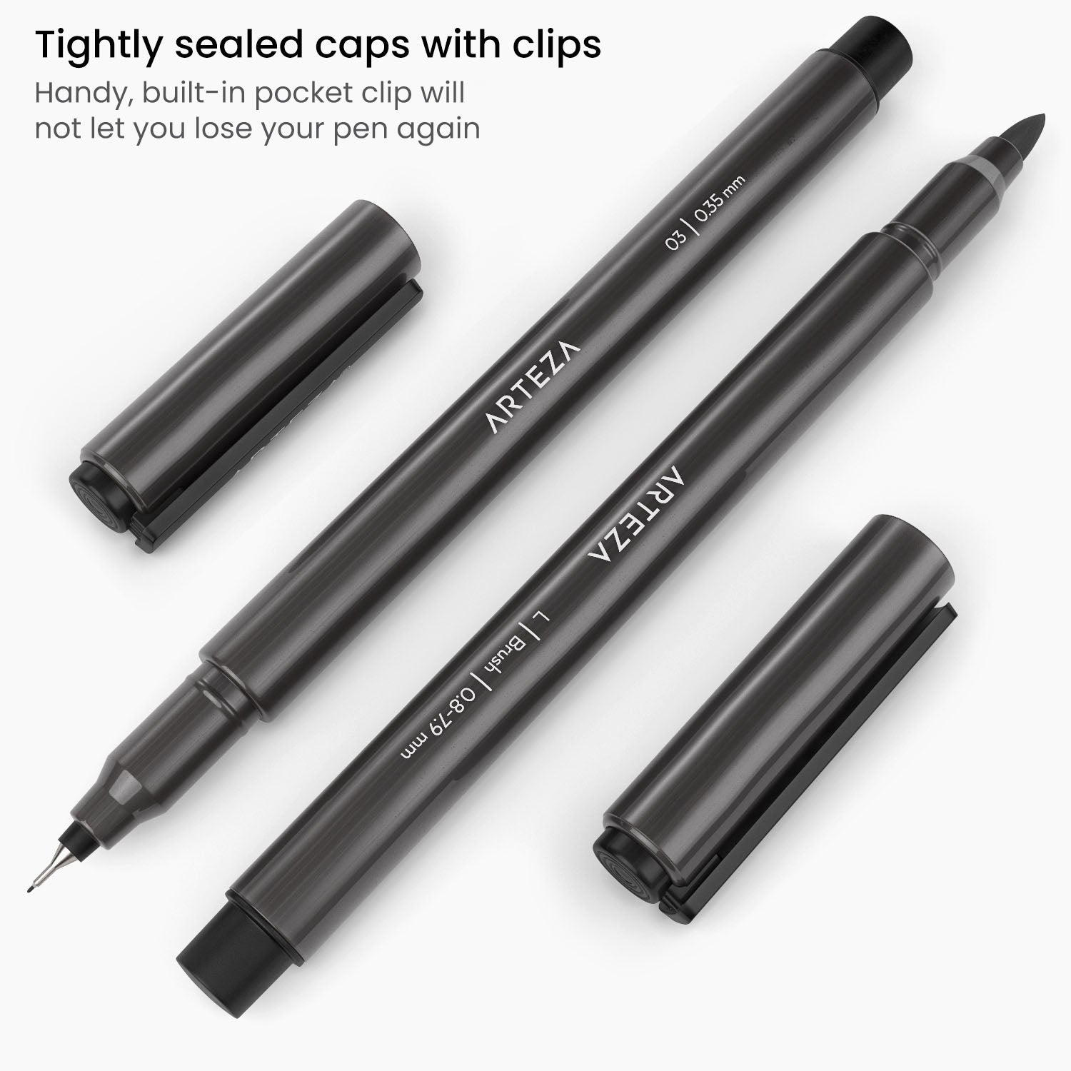 Black Felt Tip Pens