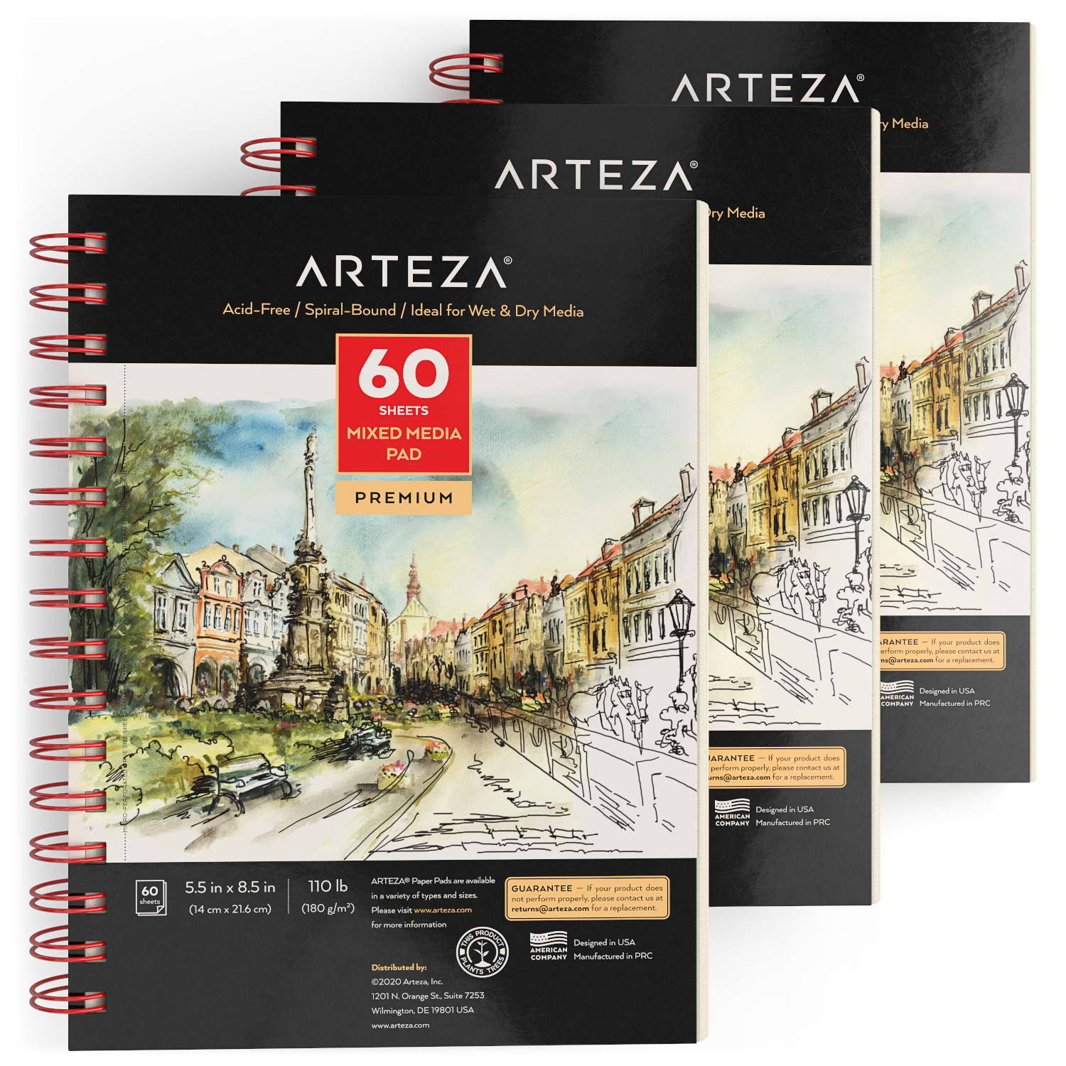Art Alternatives Artist's Multi-Media Sketchbook, 8.5 x 11