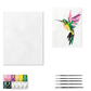 Paint by Numbers, Humming Bird -Beginner Level Kit