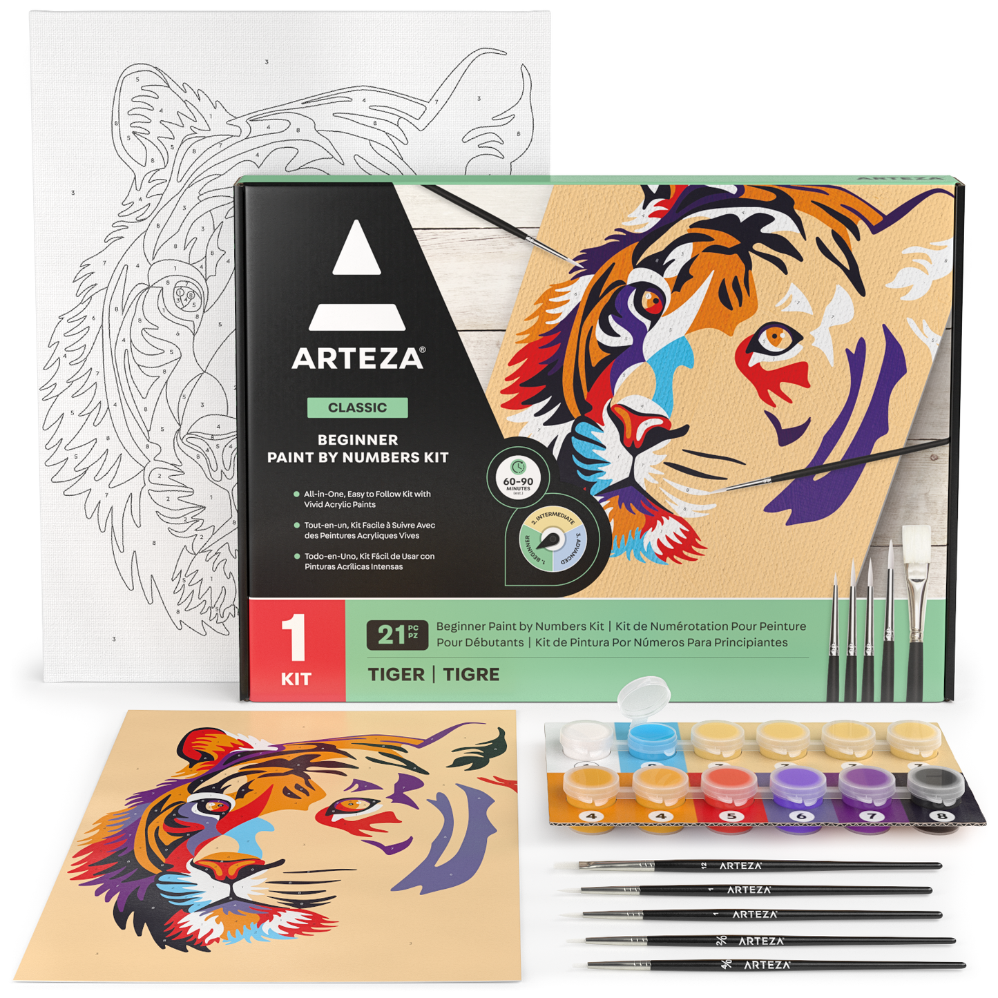 Painting kit. Make art by numbers €10
