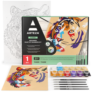 Acrylic Painting Set Paint By Numbers For Adults Beginner Long