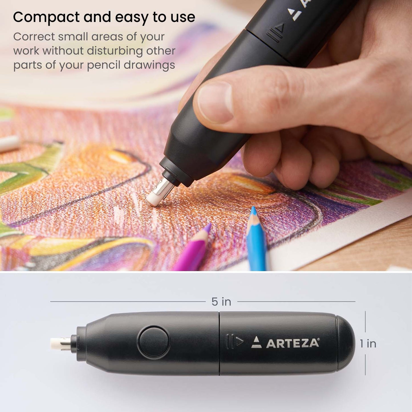 Pencil Sharpener & Electric Eraser Set