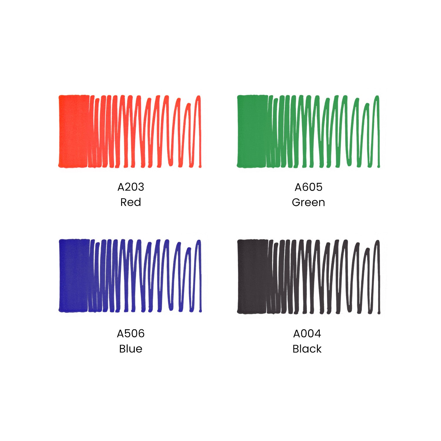 Arteza Set Of 24 Permanent Markers Retro Pop, Assorted Colors