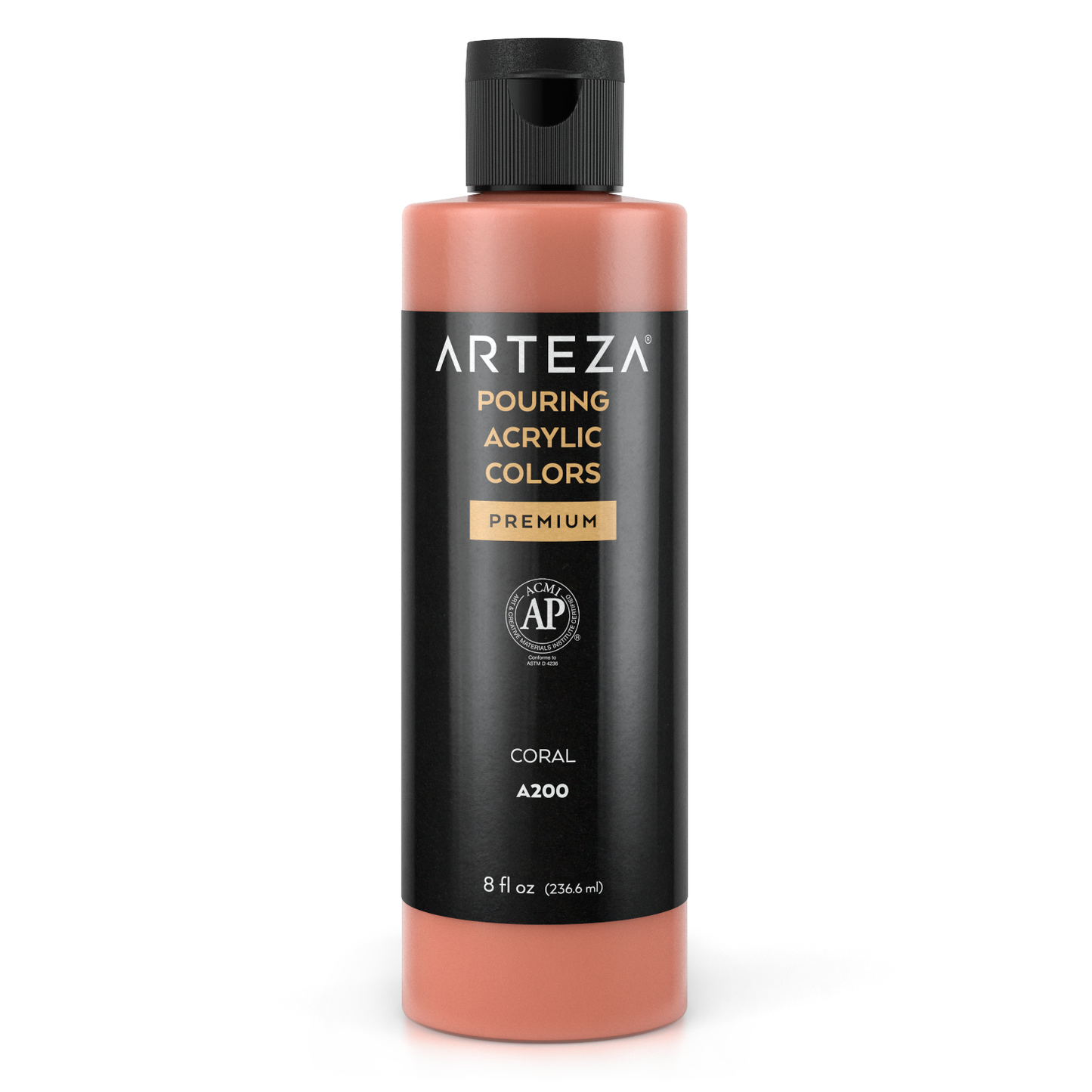 Arteza Pouring Acrylic Paint, 2oz Bottle - Coral