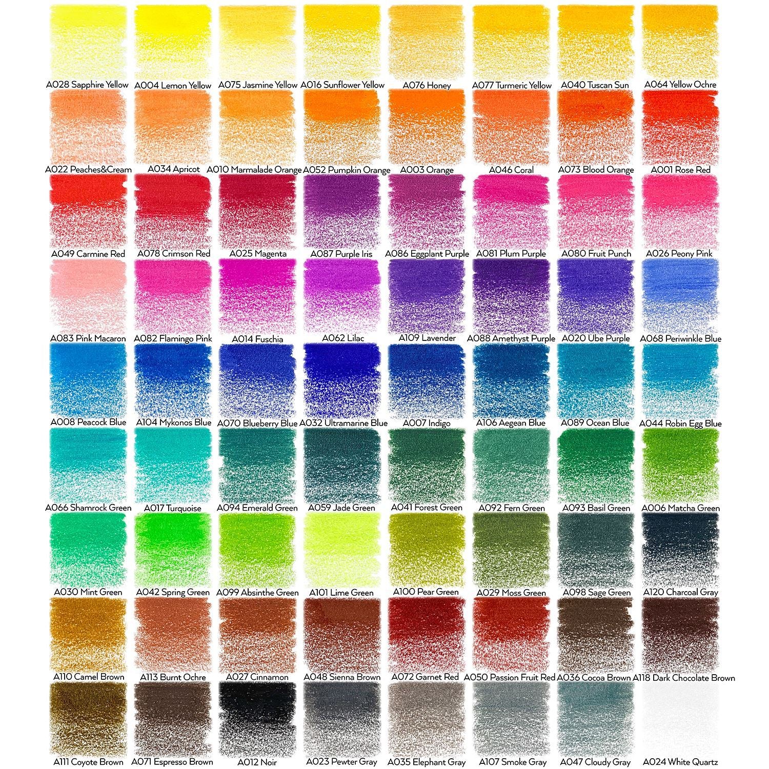 Arteza Professional Colored Pencils, High Pigment Assorted Colors