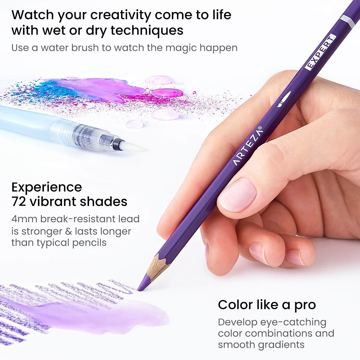 24 Professional Watercolor Pencil - China Coloring Pencil, Colour