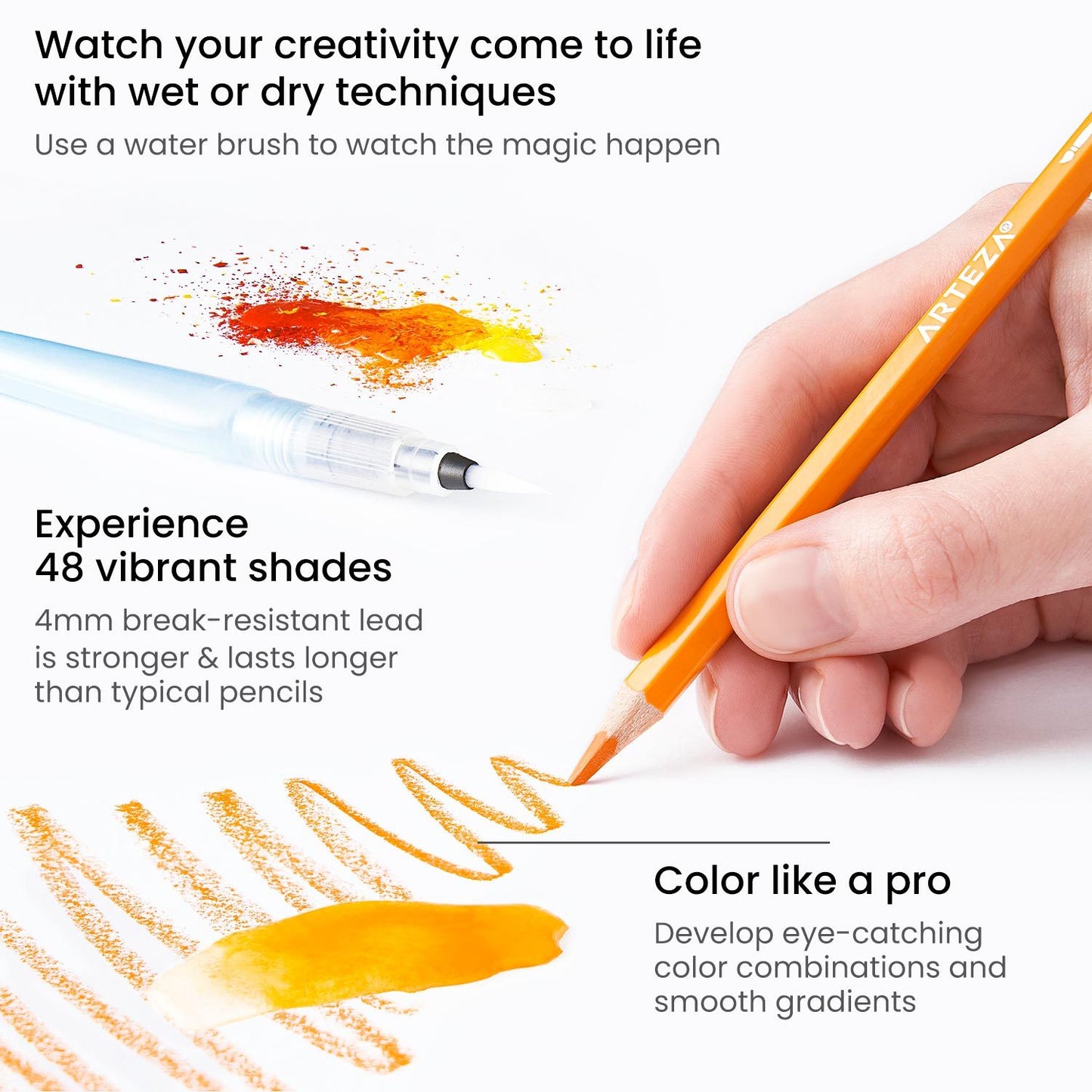 Expert Watercolor Pencils - Set of 48