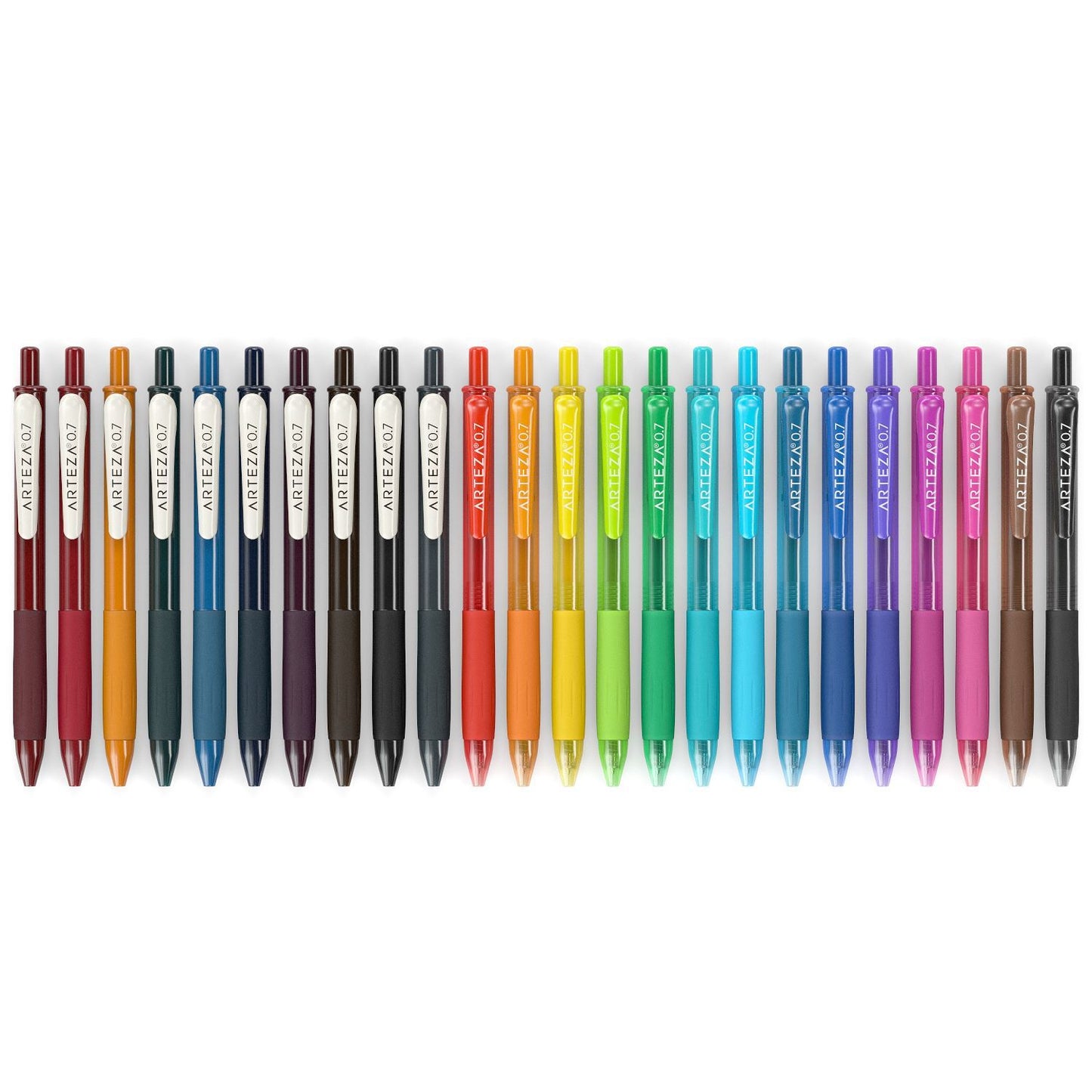 Retractable Gel Ink Pens, Vintage & Bright Colors