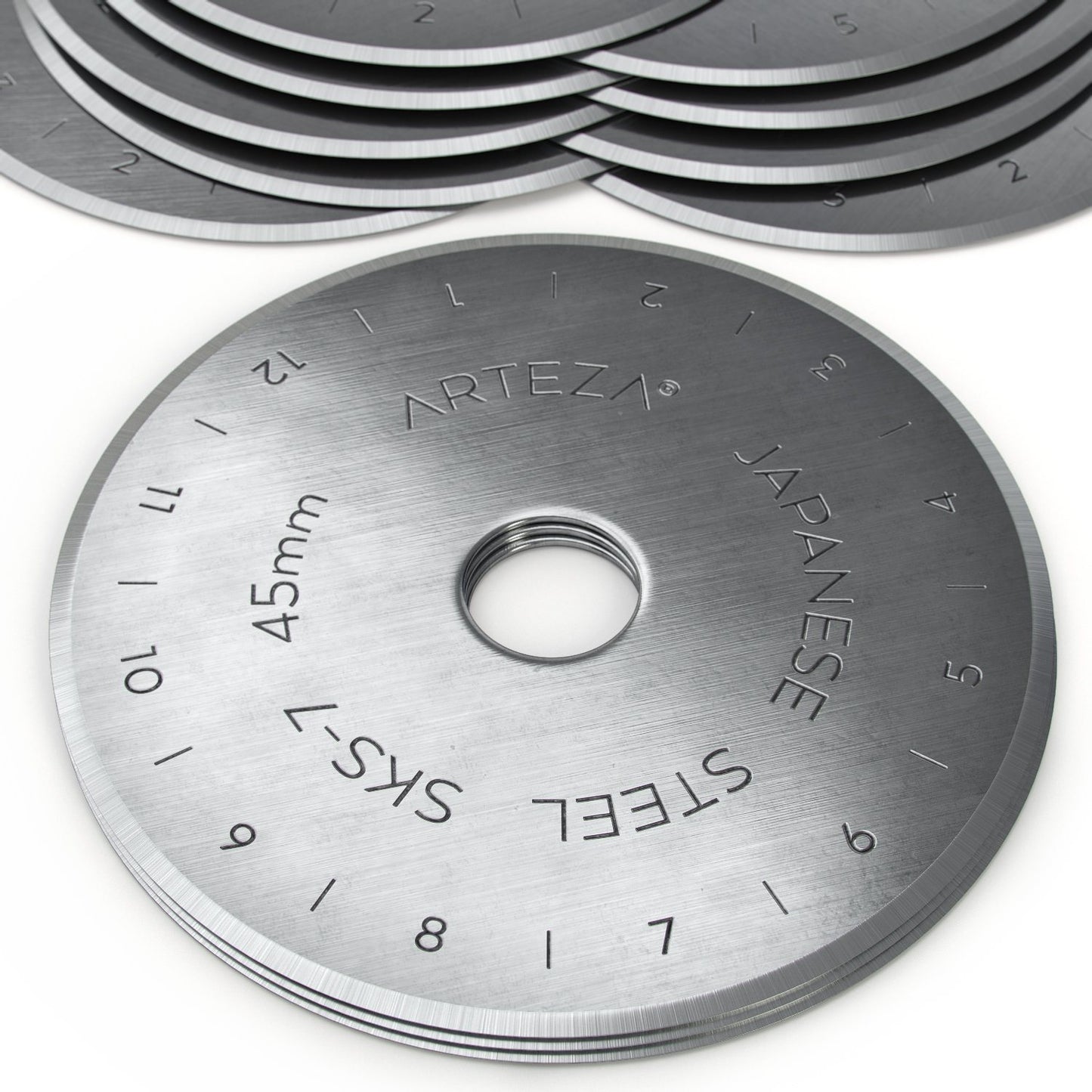 AGPtEK 45mm Rotary Cutter Blades Set (12 Pieces), 12 pieces - Kroger