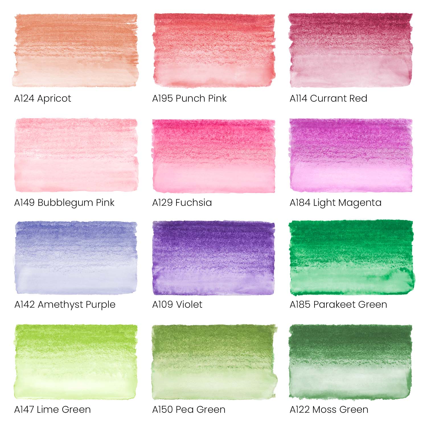 Set of 12 Arteza Real Brush Pens EN71 Muliti-Colors New No Packaging (d)