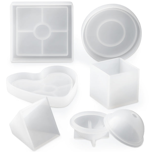Geometric shapes silicone mold – Resin Obsession