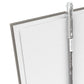 Sketchbook, Spiral-Bound Hardcover, Gray, 9" x 12”, 100 Sheets