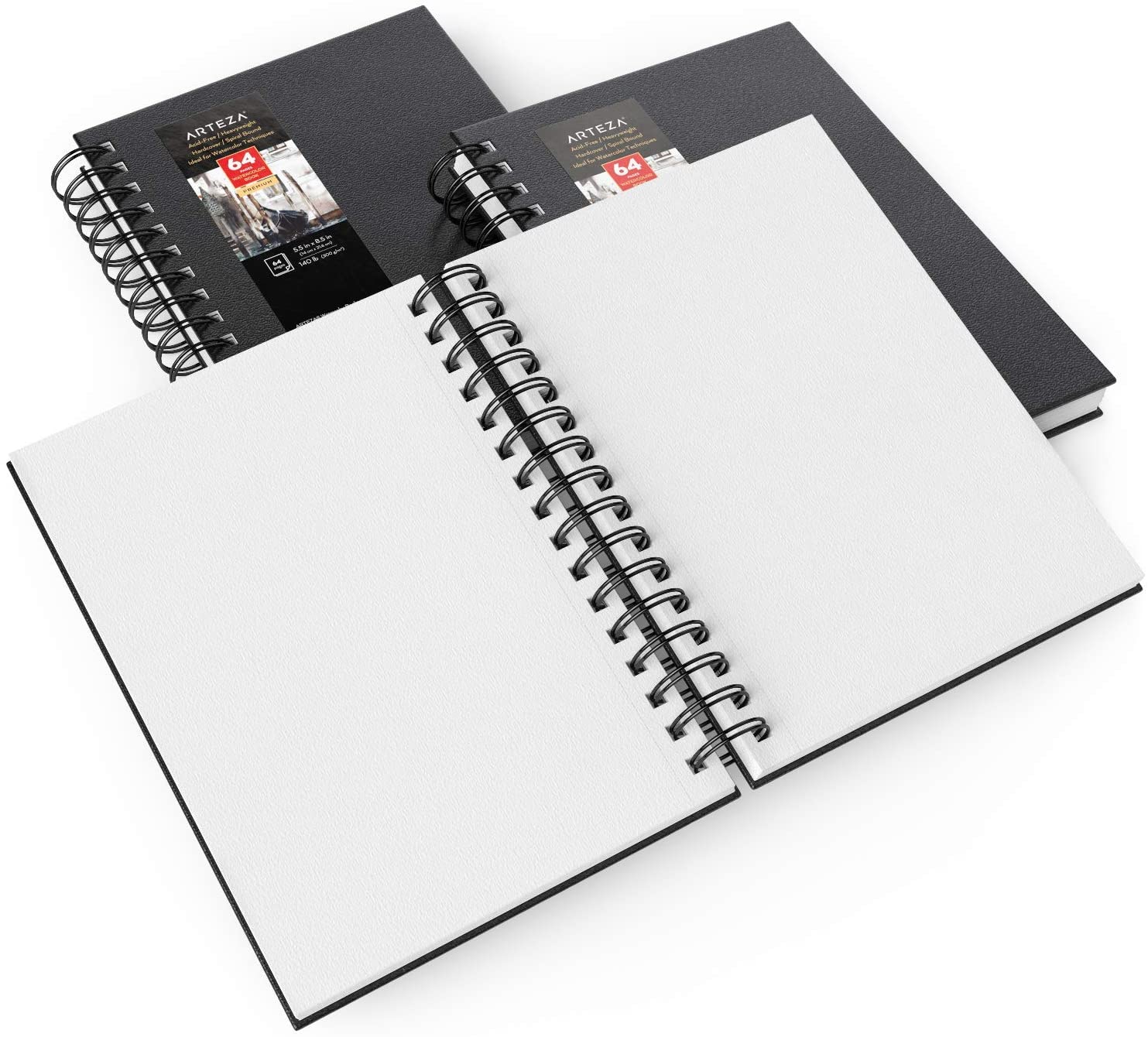 A4 Size Sketch Book with 250g Paper, Perfect for Acrylic and Watercolor  Painting, Featuring 20 Sheets of Textured Paper and Double Wire Spiraled  Binding