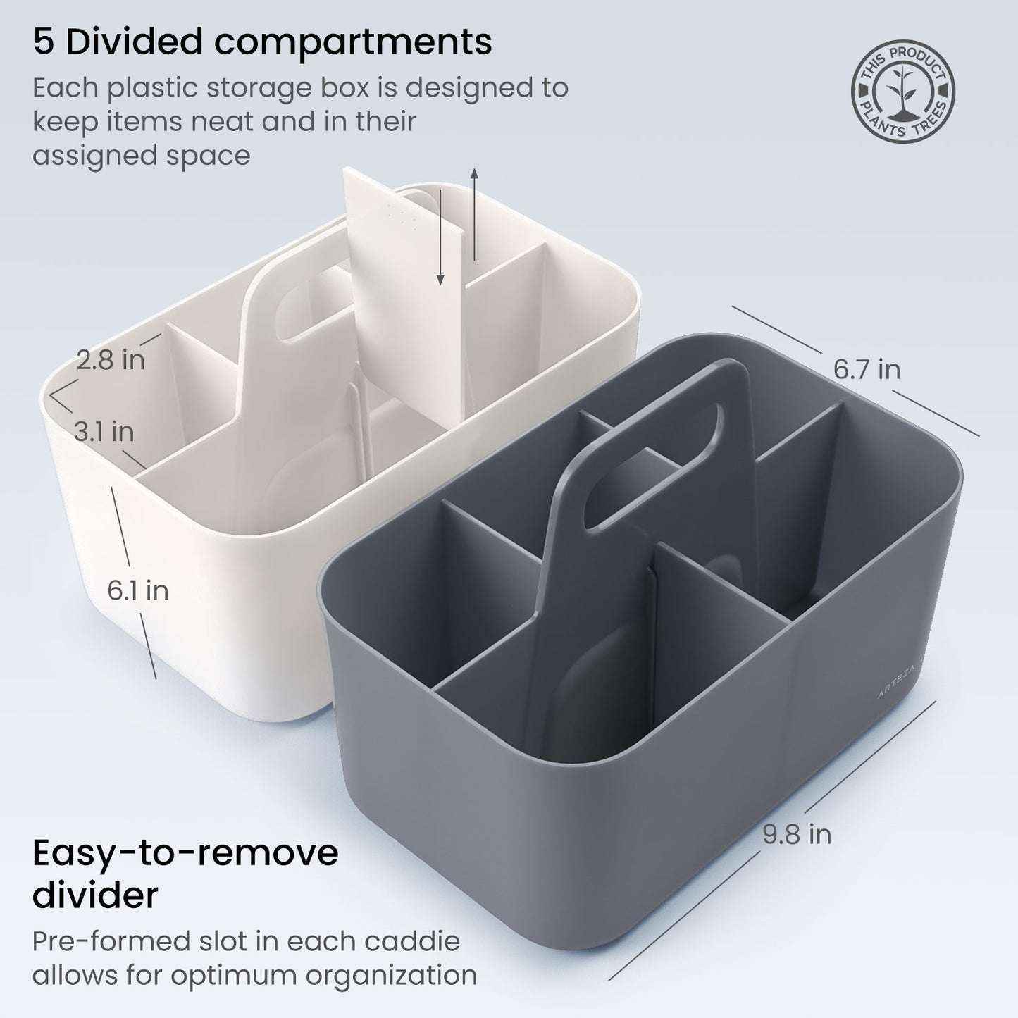 Storage Caddy - Pack of 2