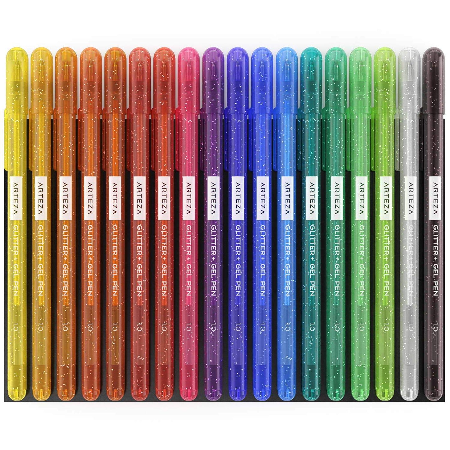 Super Glitter Gel Pens, Iridescent - Set of 18
