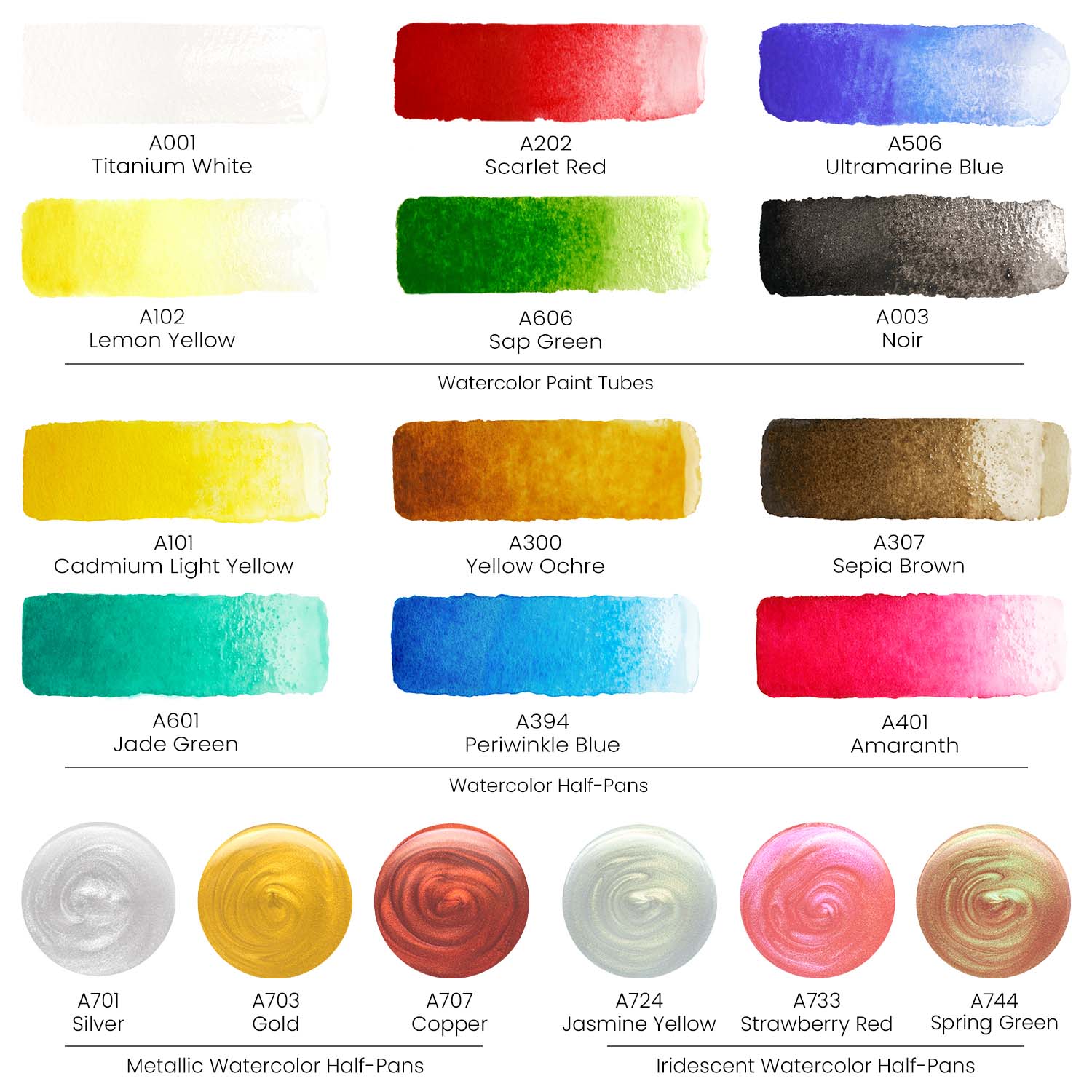 ARTEZA Acrylic Paint & Watercolor Pad 32 And 24 Colors/Tubes