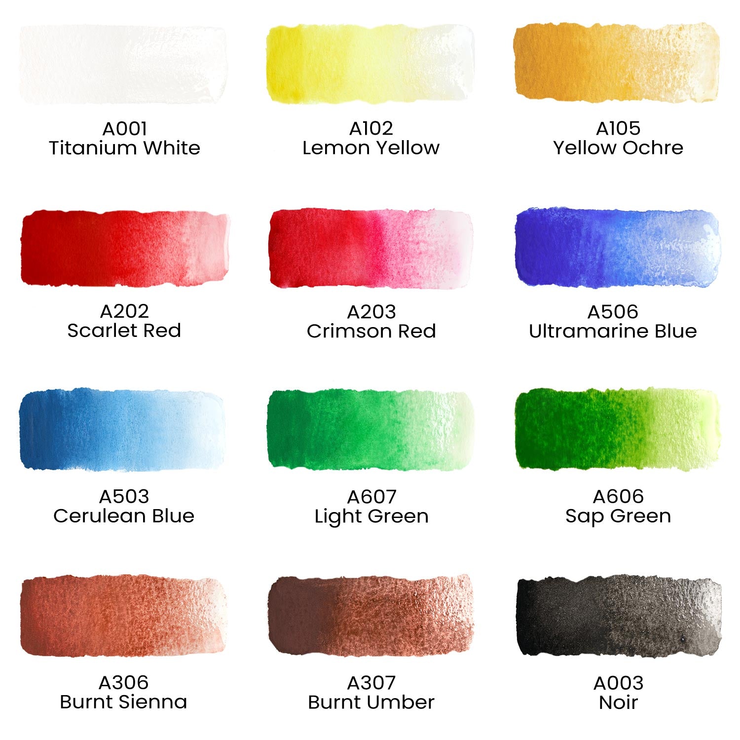 ARTEZA Iridescent Watercolor Paint Set, 12 Metallic Pearl Colors Half-Pans,  Waterbrush included, Reusable Semi-Moist Glitter Paint, Non-Toxic, Art