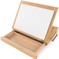 Wood Desktop Easel with Storage Drawer & Palette